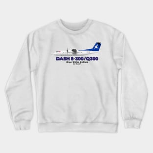 DeHavilland Canada Dash 8-300/Q300 - Great China Airlines Crewneck Sweatshirt